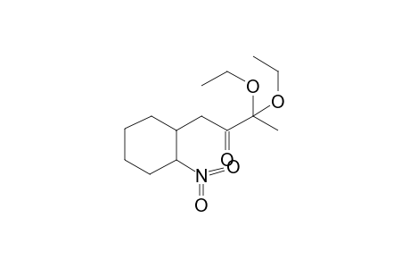 (1R,2R)-3,3-Diethoxy-1-(2-nitrocyclohexyl)butan-2-one