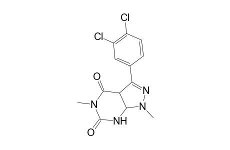Pyrazolo[5,4-d]pyrimidine-4,6(3ah,5H)-dione, 7,7a-dihydro-3-(3,4-dichlorophenyl)-1,5-dimethyl-