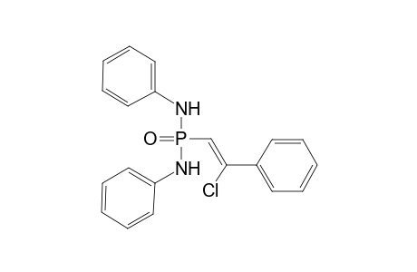 p-[(Z)-2-Chloro-2-phenylethenyl]-N,N'-diphenylphosphonic diamide