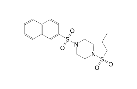 piperazine, 1-(2-naphthalenylsulfonyl)-4-(propylsulfonyl)-