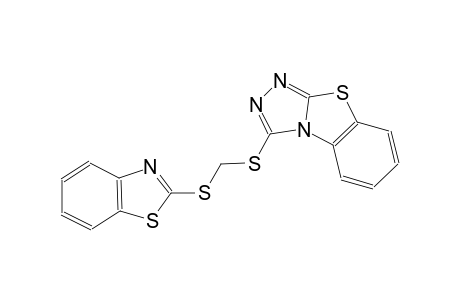 3-{[(1,3-benzothiazol-2-ylsulfanyl)methyl]sulfanyl}[1,2,4]triazolo[3,4-b][1,3]benzothiazole
