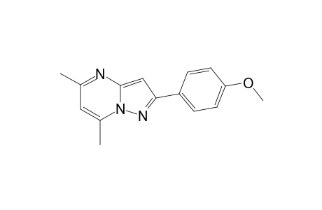 2-(4-Methoxy-phenyl)-5,7-dimethyl-pyrazolo[1,5-a]pyrimidine