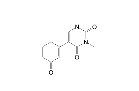 1,3-Dimethyl-5-(3-oxidanylidenecyclohexen-1-yl)pyrimidine-2,4-dione