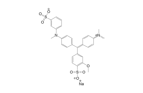 Methylium, [4-(dimethylamino)phenyl][3-methoxy-4-sulfophenyl]4-[methyl(3-sulfophenyl)amino]phenyl]-, monosodium salt