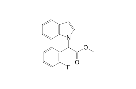 methyl 2-(2-fluorophenyl)-2-indol-1-yl-acetate