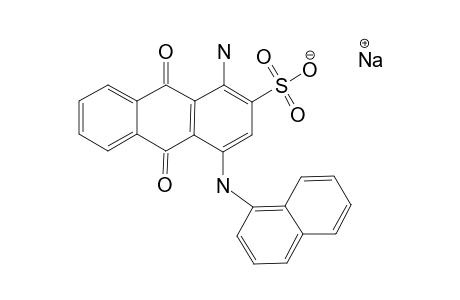 SODIUM_1-AMINO-4-(1-NAPHTHYLAMINO)-9,10-DIOXO-9,10-DIHYDROANTHRACENE-2-SULFONATE