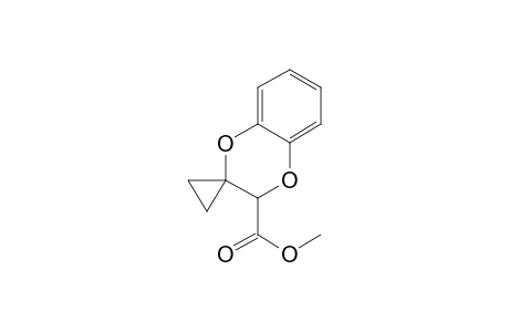 Spiro[1,4-benzodioxin-2(3H),1'-cyclopropane]-3-carboxylic acid, methyl ester, (.+-.)-