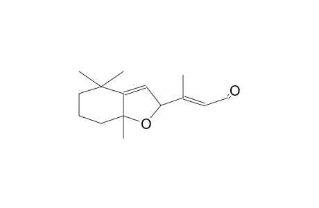 2-BUTENAL, 3-(2,4,5,6,7,7A-HEXAHYDRO-4,4,7A-TRIMETHYL-2-BENZOFURANYL)-