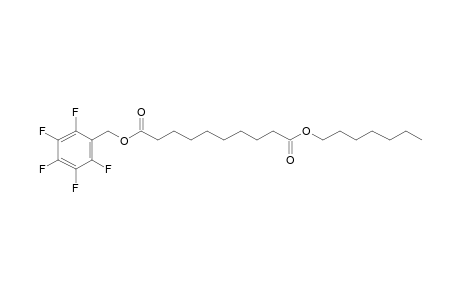 Sebacic acid, heptyl pentafluorobenzyl ester