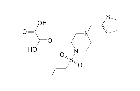 1-(propylsulfonyl)-4-(thiophen-2-ylmethyl)piperazine oxalate