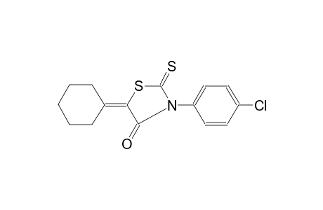 4-thiazolidinone, 3-(4-chlorophenyl)-5-cyclohexylidene-2-thioxo-