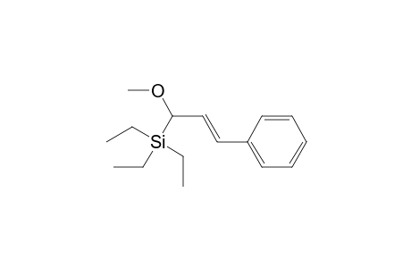 Triethyl-[(E)-1-methoxy-3-phenyl-allyl]silane