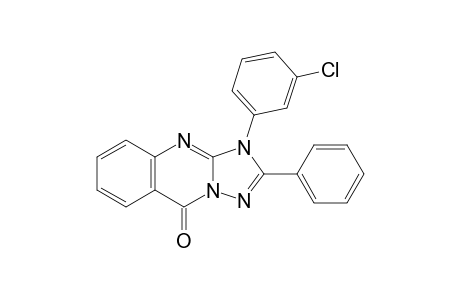 2-Phenyl-3-(3'-chlorophenyl)-3H-[1,2,4]triazolo[5,1-b]quinazolin-9-one