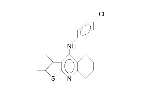 2,3-Dimethyl-4-(4-chloro-anilino)-5,6,7,8-tetrahydro-thieno(2,3-B)quinoline