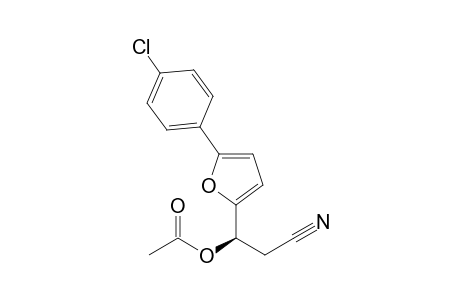 R-3-[5-(4-Chlorophenyl)furan-2-yl]-3-acetoxypropanenitrile