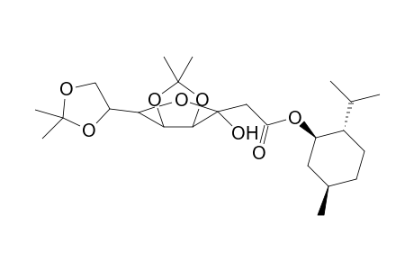 [(1R,2S,5R)-2-(Methylethyl)-5-methylcyclohex-1-yl] 2-deoxy-4,5:7,8-di-O-isopropylidene-.alpha.-D-manno-oct-3-ulofuranosonate