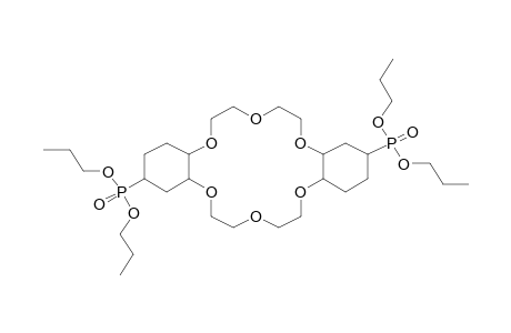 BIS(DIPROPOXYPHOSPHORYL)DICYCLOHEXANO-18-CROWN-6 (ISOMER MIXTURE)