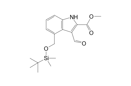 Methyl 4-[(t-butyldimethylsilyl)oxymethyl]-3-formylindole-2-carboxylate