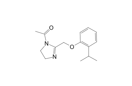 3-Acetylfenoxazoline or 4,5-ditnydro-2-[[2-[1-methylethyl)phenoxy]methyl]-1H-3-acetylimidazole
