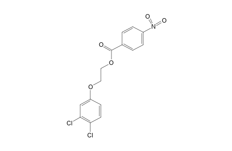 2-(3,4-DICHLOROPHENOXY)ETHANOL, p-NITROBENZOATE