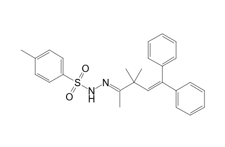 3,3-Dimethyl-5,5-diphenylpent-4-en-2-one tosylhydrazone