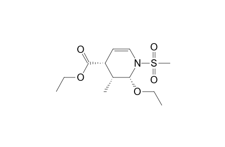 (2R*,3R*,4R*)-1-(methylsufonyl)-2-ethoxy-3-methyl-4-(ethoxycarbonyl)-1,2,3,4-tetrahydropyridine