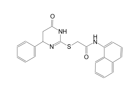2-[(6-keto-4-phenyl-4,5-dihydro-1H-pyrimidin-2-yl)thio]-N-(1-naphthyl)acetamide