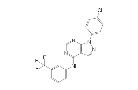 1H-pyrazolo[3,4-d]pyrimidin-4-amine, 1-(4-chlorophenyl)-N-[3-(trifluoromethyl)phenyl]-