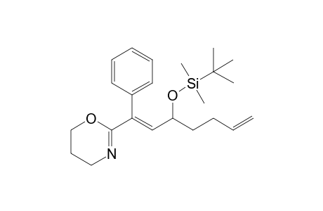2-[3-(tert-Butyldimethylsilyloxy)-1-phenylhepta-1,6-dienyl]-5,6-dihydro-4H-[1,3]oxazine isomer