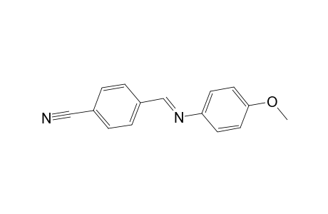 Benzonitrile, 4-[[(4-methoxyphenyl)imino]methyl]-