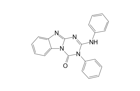 2-Phenylamino-3-phenyl-1,3,5-triazino[1,2-a]benzimidazole-4-one