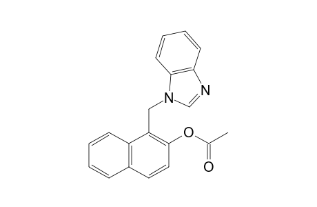 1-(benzimidazolylmethyl)-2-naphthol, acetate (ester)