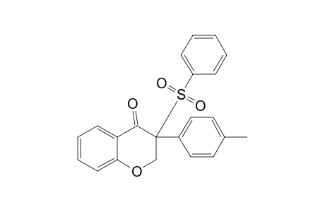 3-PHENYLSULFONYL-(3-p-TOLYL)-CHROMAN-4-ONE