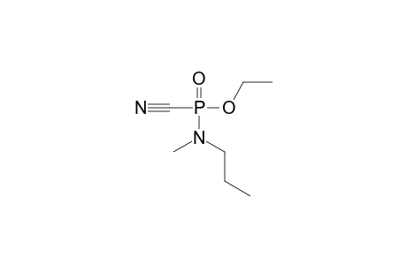 O-ethyl N-methyl N-propyl phosphoramidocyanidate