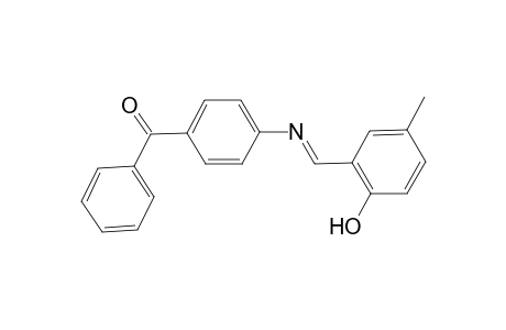 (4-([(E)-(2-Hydroxy-5-methylphenyl)methylidene]amino)phenyl)(phenyl)methanone