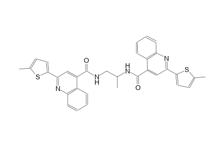 N-[1-methyl-2-({[2-(5-methyl-2-thienyl)-4-quinolinyl]carbonyl}amino)ethyl]-2-(5-methyl-2-thienyl)-4-quinolinecarboxamide