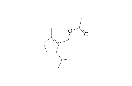1-Cyclopentene-1-methanol, 2-methyl-5-(1-methylethyl)-, acetate