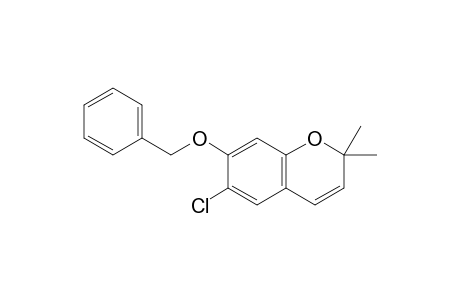 7-[Benzoxy]-6-chloro-2,2-dimethyl-chromene