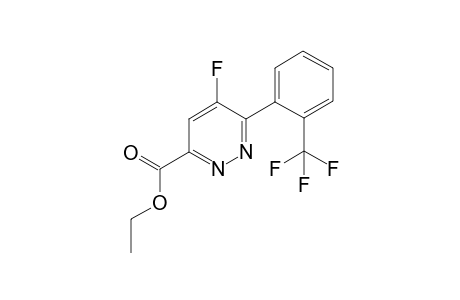 Ethyl 5-fluoro-6-(2-(trifluoromethyl)phenyl)pyridazine-3-carboxylate