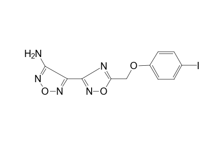 1,2,5-Oxadiazol-3-amine, 4-[5-(4-iodophenoxymethyl)-1,2,4-oxadiazol-3-yl]-