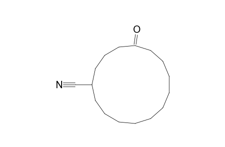 Cyclopentadecanecarbonitrile, 5-oxo-