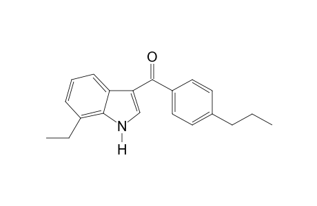 1-(7-Ethylindol-3-yl)-1-(4-propylphenyl)methanone