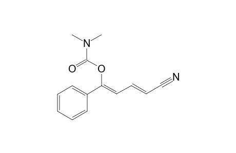 (1Z,3E)-4-cyano-1-phenylbuta-1,3-dien-1-yldimethylcarbamate