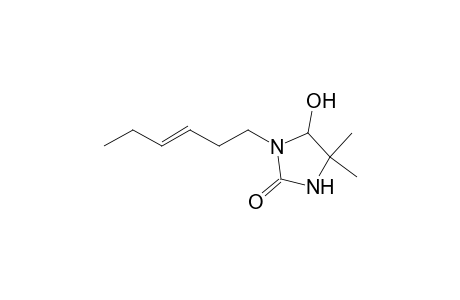 3-(trans-Hex-3-enyl)-4-hydroxy-5,5-dimethylimidazolidin-2-one