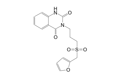 2,4(1H,3H)-quinazolinedione, 3-[3-[(2-furanylmethyl)sulfonyl]propyl]-