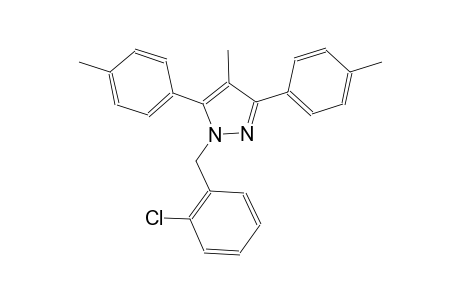 1-(2-chlorobenzyl)-4-methyl-3,5-bis(4-methylphenyl)-1H-pyrazole