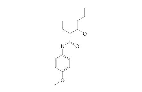 ERYTHRO-N-(4-METHOXYPHENYL)-2-ETHYL-3-HYDROXY-HEXENAMIDE