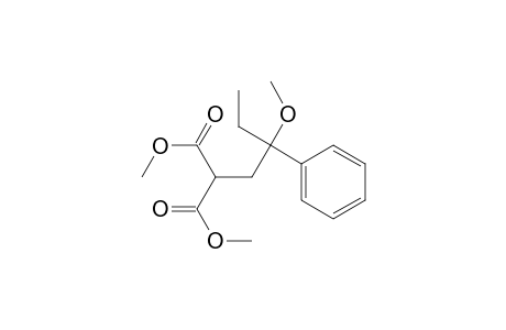 Methyl 2-(methoxycarbonyl)-4-methoxy-4-phenylhexanoate