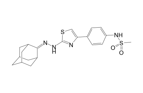 N-(4-((2-adamantanylidenehydrazinyl)thiazol-4-yl)phenyl)methanesulfonamide