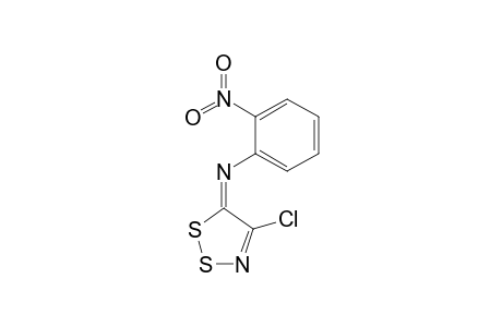 N-(4-Chloro-5H-1,2,3-dithiazol-5-ylidene)-2-nitroaniline